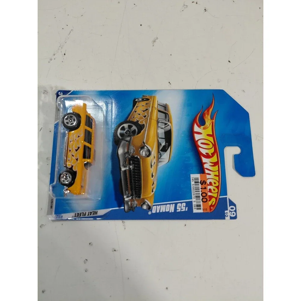 NIP Hot Wheels Heat Fleet 1:64 Die Cast 1955 Chevrolet Nomad Wagon Classic Car
